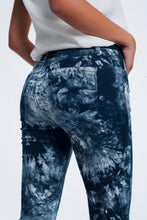 Load image into Gallery viewer, Blue Tinted Slim Pants