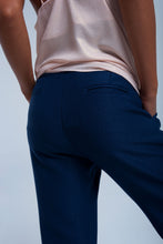 Load image into Gallery viewer, Navy Shiny Pants